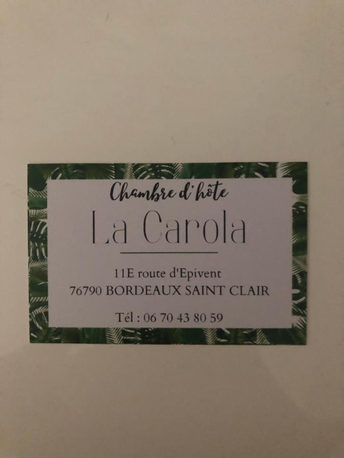 La Carola Bed & Breakfast Bordeaux-Saint-Clair Exterior foto